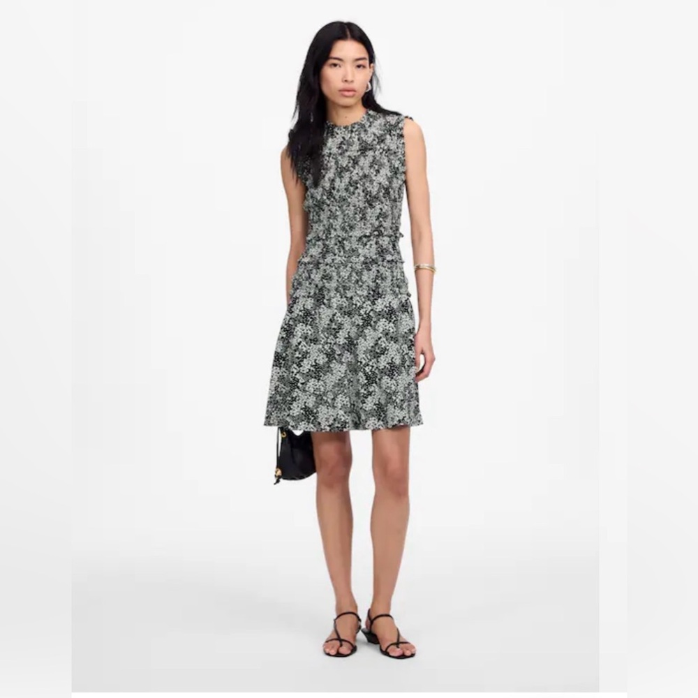 Maxwell smocked mini dress NWT